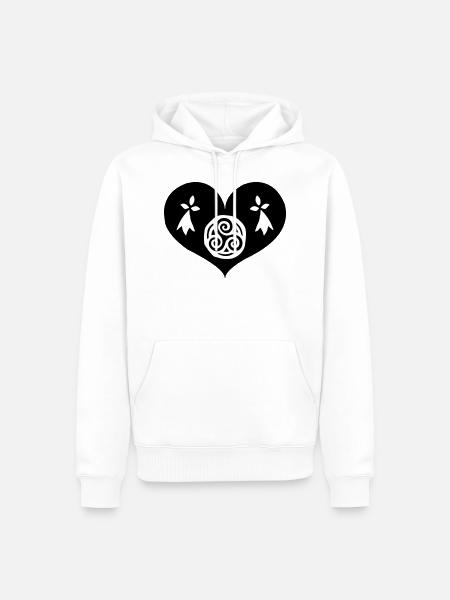 Eternal Brittany - Breizh da viken - Men’s Premium Organic Hoodie - white
