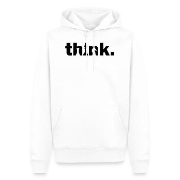 Think Schach Denksport Schachmeister Geschenk - Männer Premium Bio Hoodie - Weiß - Vorne - Nico (187cm)