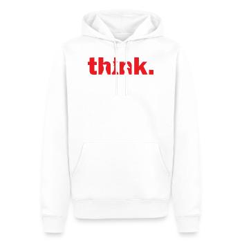 Think Schach Denksport Schachmeister Geschenk - Männer Premium Bio Hoodie - Weiß - Vorne - Nico (187cm)