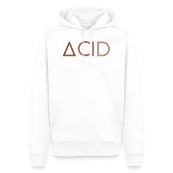 ACID - Print - Männer Premium Bio Hoodie - Weiß - Vorne - Nico (187cm)