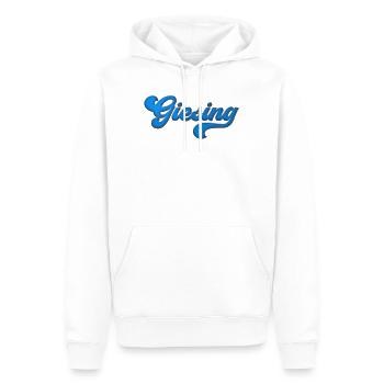 Giesing Stadtteil aus München blau T-Shirt - Männer Premium Bio Hoodie - Weiß - Vorne - Nico (187cm)