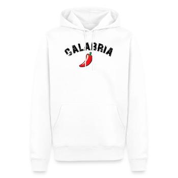 Calabria | Kalabrien | Italien Design - Männer Premium Bio Hoodie - Weiß - Vorne - Nico (187cm)