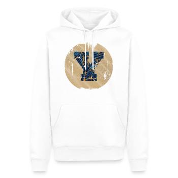 e 16 y - Sweat à capuche Premium bio Homme - blanc - Devant - Nico (187cm)
