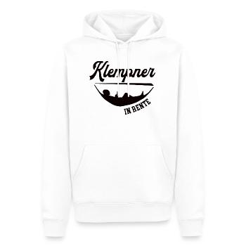 Klempner in Rente Rentner Ruhestand Klempnerei - Männer Premium Bio Hoodie - Weiß - Vorne - Nico (187cm)