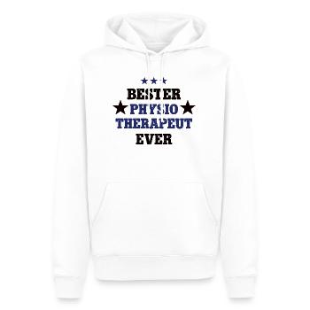 Bester Physio Therapeut Physiotherapie Therapeuten - Männer Premium Bio Hoodie - Weiß - Vorne - Nico (187cm)