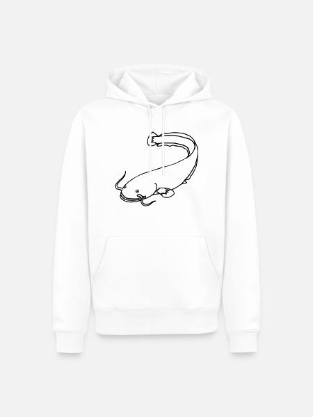 Wels - Männer Premium Bio Hoodie - Weiß