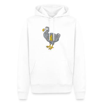 The Dodo Duck - Men’s Premium Organic Hoodie - white - Front - Nico (187cm)