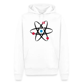 big bang atome physik - Männer Premium Bio Hoodie - Weiß - Vorne - Nico (187cm)