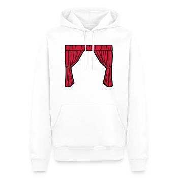 Theater - Men’s Premium Organic Hoodie - white - Front - Nico (187cm)