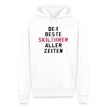Skilehrer Skilehrerin Skifahrerin Skifahrer Sport - Männer Premium Bio Hoodie - Weiß - Vorne - Nico (187cm)