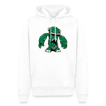 Monster funny fun sunglasses - Men’s Premium Organic Hoodie - white - Front - Nico (187cm)