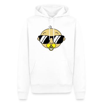 baby - Männer Premium Bio Hoodie - Weiß - Vorne - Nico (187cm)