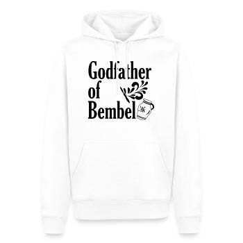 Parrain de Bembel - The Frankfurt Shirt Shop - Sweat à capuche Premium bio Homme - blanc - Devant - Nico (187cm)