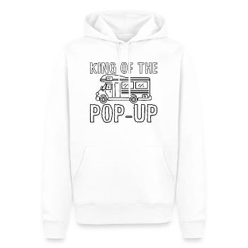 King Of The Pop-up - Männer Premium Bio Hoodie - Weiß - Vorne - Nico (187cm)