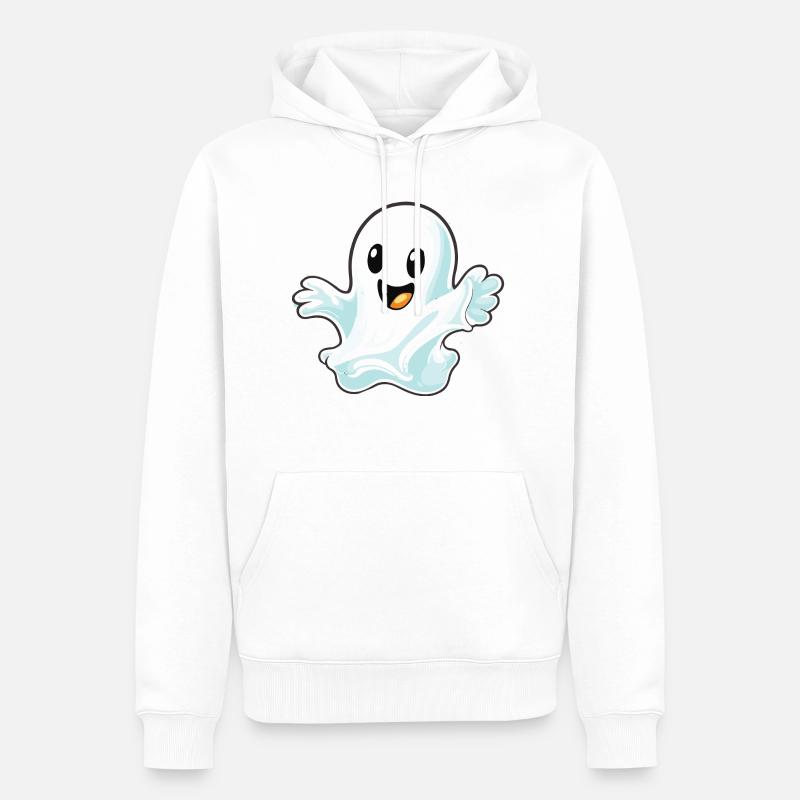 Geist - Männer Premium Bio Hoodie - Weiß