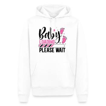 Baby lädt Babes Frauen Mutter Design Neugeborenes - Männer Premium Bio Hoodie - Weiß - Vorne - Nico (187cm)