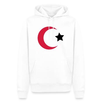 türkei - Männer Premium Bio Hoodie - Weiß - Vorne - Nico (187cm)