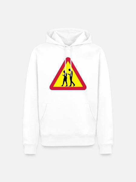Smombie - Männer Premium Bio Hoodie - Weiß