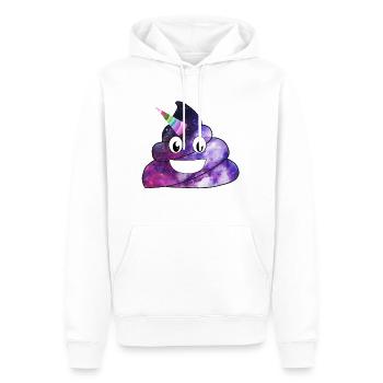 Unicorn Shit Kacke - Männer Premium Bio Hoodie - Weiß - Vorne - Nico (187cm)