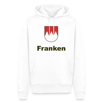 Wappen Franken für Hellen Hintergrund - Männer Premium Bio Hoodie - Weiß - Vorne - Nico (187cm)
