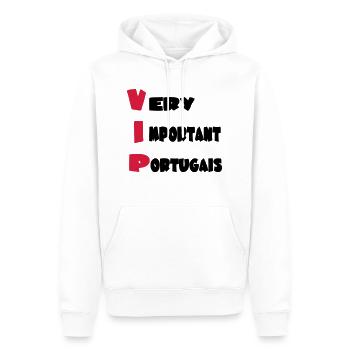 Very important _portugais - Männer Premium Bio Hoodie - Weiß - Vorne - Nico (187cm)