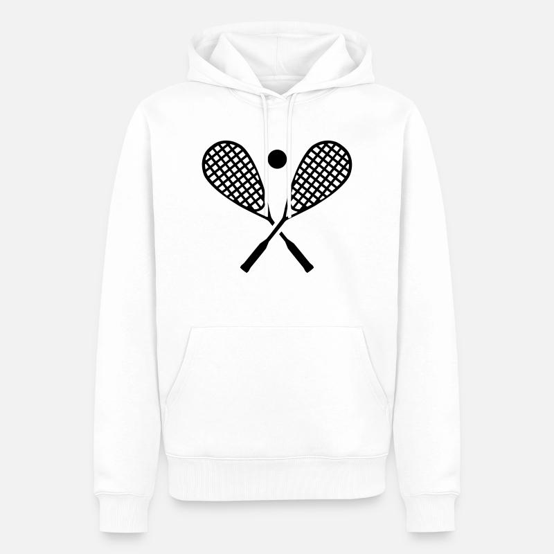 Squash - Männer Premium Bio Hoodie - Weiß