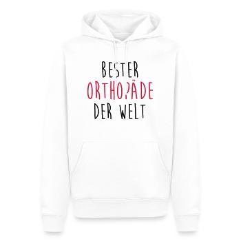 Orthopäde Orthopädie Prothese Arzt Medizin Dental - Männer Premium Bio Hoodie - Weiß - Vorne - Nico (187cm)
