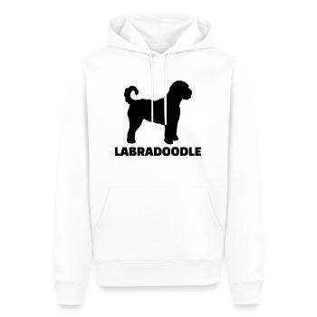 Labradoodle - Männer Premium Bio Hoodie - Weiß - Vorne - Nico (187cm)