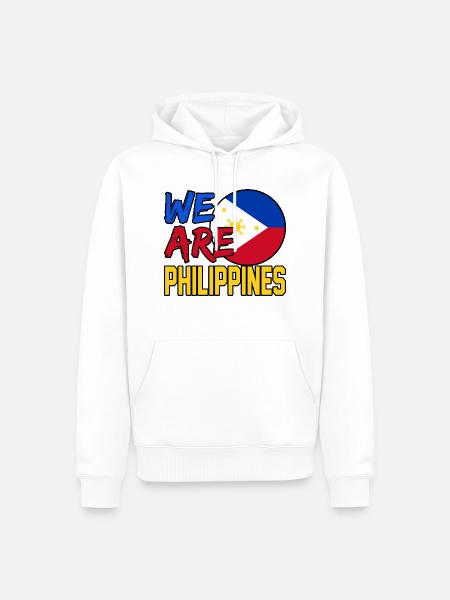 Philippinen - Männer Premium Bio Hoodie - Weiß