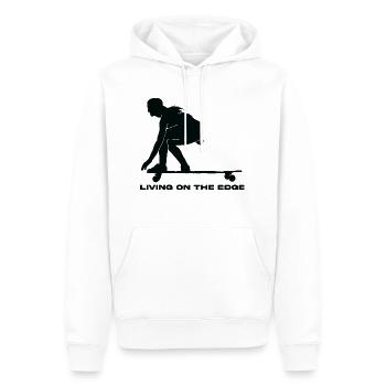Skateboarder Sport Skater - Männer Premium Bio Hoodie - Weiß - Vorne - Nico (187cm)