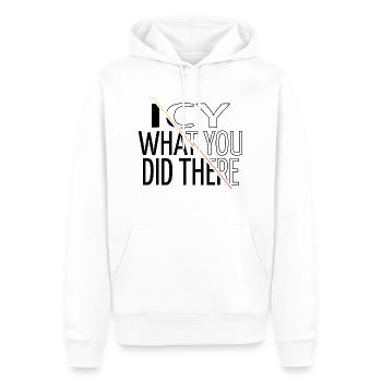 santa computer gift fairy tail dinosaur fan - Männer Premium Bio Hoodie - Weiß - Vorne - Nico (187cm)