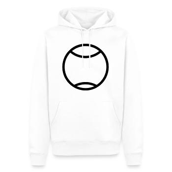 Balle de tennis - Sweat à capuche Premium bio Homme - blanc - Devant - Nico (187cm)