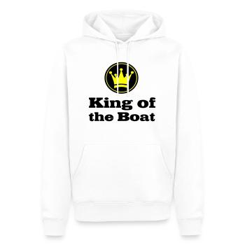 Boot - Männer Premium Bio Hoodie - Weiß - Vorne - Nico (187cm)
