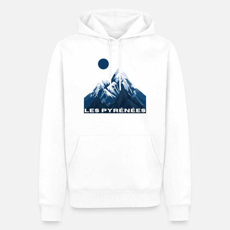 Die Pyrenäen - Geschenkidee - Männer Premium Bio Hoodie - Weiß