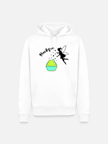 backfee - Männer Premium Bio Hoodie - Weiß