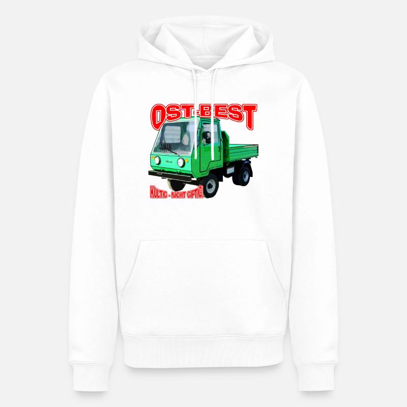 Multicar M25 bunt - Männer Premium Bio Hoodie - Weiß