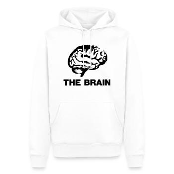 the_brain___f1 - Men’s Premium Organic Hoodie - white - Front - Nico (187cm)