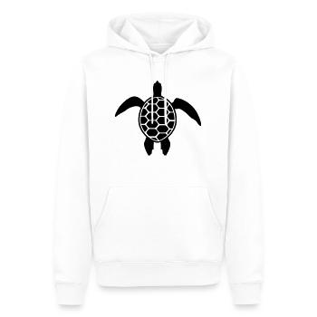 turtle - Men’s Premium Organic Hoodie - white - Front - Nico (187cm)