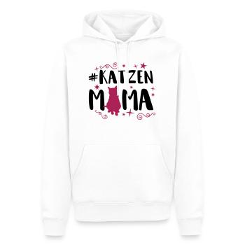 katzen mama - Männer Premium Bio Hoodie - Weiß - Vorne - Nico (187cm)