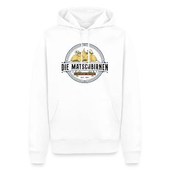 Matschbirnen mehrfarbig 2 - Männer Premium Bio Hoodie - Weiß - Vorne - Nico (187cm)