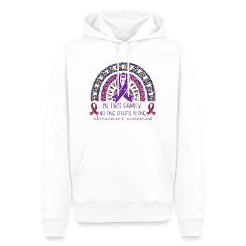 Alzheimer Krankheit Gehirn Vergessen Vergesslich - Männer Premium Bio Hoodie - Weiß - Vorne - Nico (187cm)