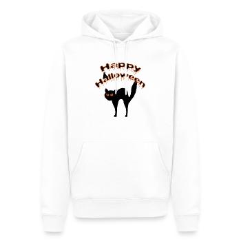 Joyeux halloween - Sweat à capuche Premium bio Homme - blanc - Devant - Nico (187cm)