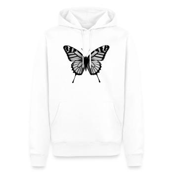Schmetterling Natur Insekt Schmetterlinge 5 - Männer Premium Bio Hoodie - Weiß - Vorne - Nico (187cm)