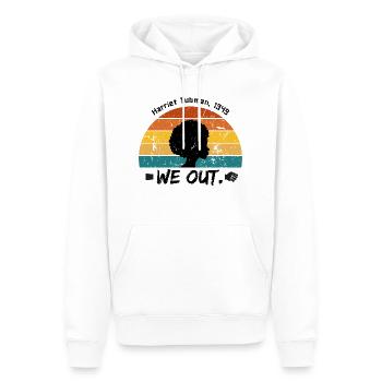 Harriet Tubman Tribute Black History - Männer Premium Bio Hoodie - Weiß - Vorne - Nico (187cm)