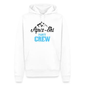 Apres Ski Party Crew - Männer Premium Bio Hoodie - Weiß - Vorne - Nico (187cm)