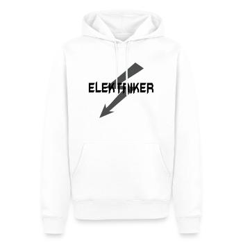 Elektriker - Männer Premium Bio Hoodie - Weiß - Vorne - Nico (187cm)