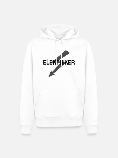 Elektriker - Männer Premium Bio Hoodie - Weiß