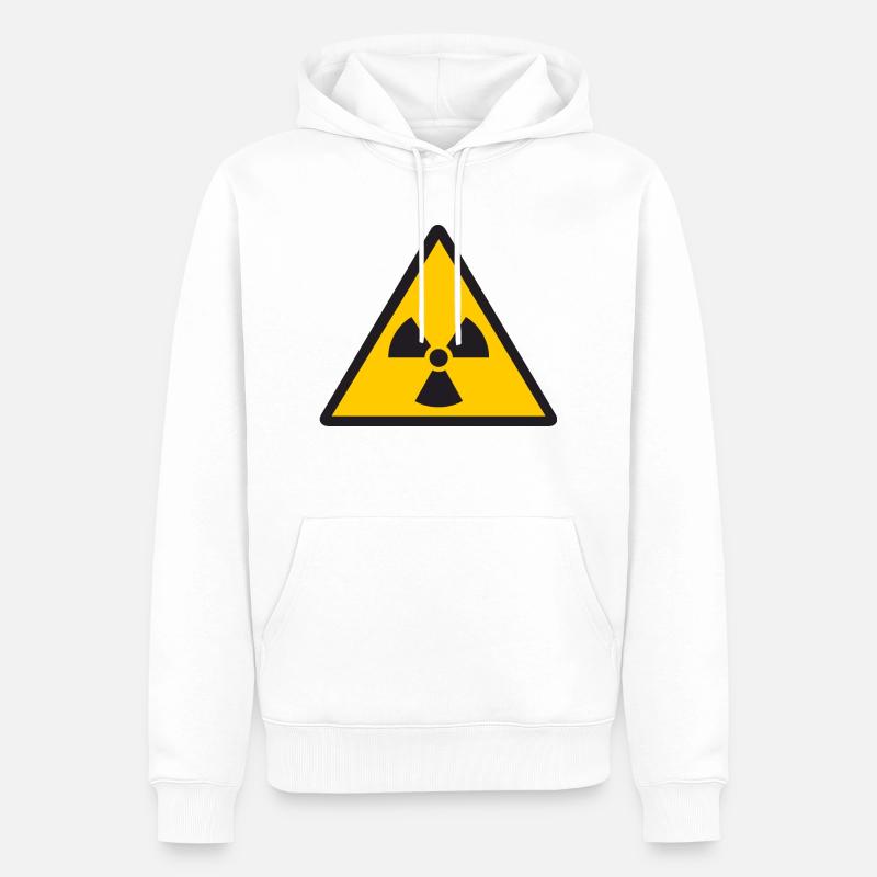 nuklear - Männer Premium Bio Hoodie - Weiß