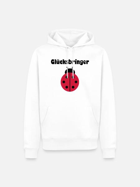 Marienkäfer - Männer Premium Bio Hoodie - Weiß
