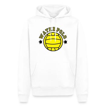 Waterpolo - Männer Premium Bio Hoodie - Weiß - Vorne - Nico (187cm)
